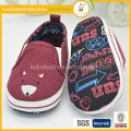 comfortable and soft sole wholesales blue baby canvas shoes